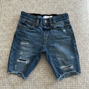 Old Navy 360 Stretch Denim Distressed Shorts for Boys Size 7 Slim
